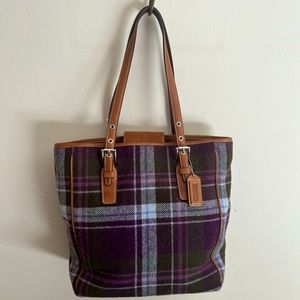 Coach wool tote